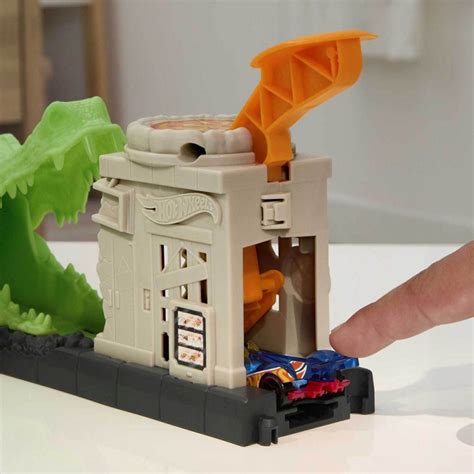 Hot Wheels City Ataque Del Cocodrilo Juguettos
