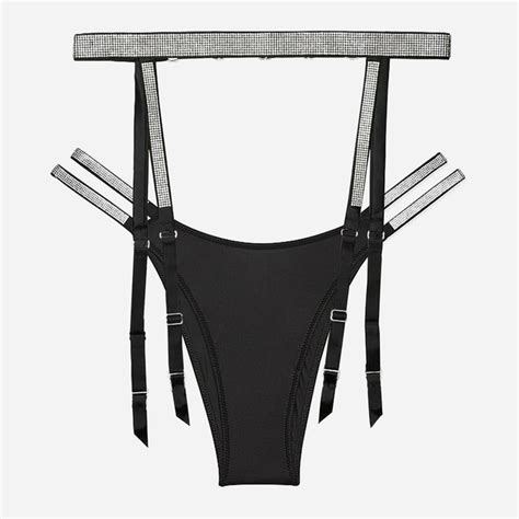 Комплект (пояс для чулок + трусики-бикини) женский Victoria's Secret ...