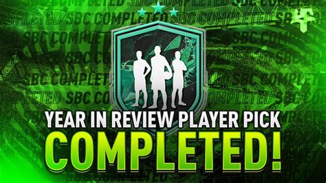 Year In Review Player Pick Sbc Completed Tips Cheap Method Fifa