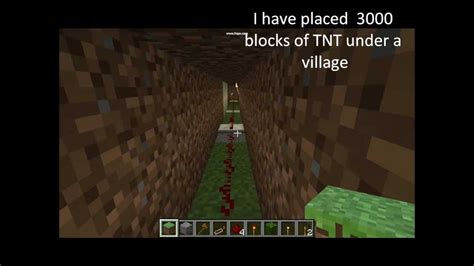 Minecraft 100 Tnt Blow Up Village Youtube