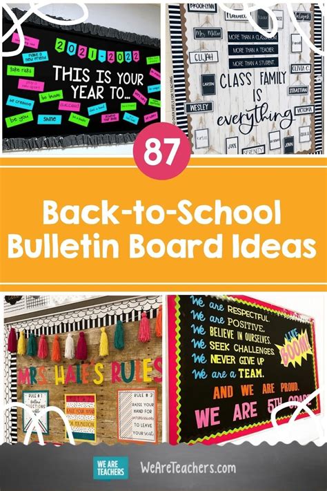 96 Back-to-School Bulletin Board Ideas From Creative Teachers | School ...