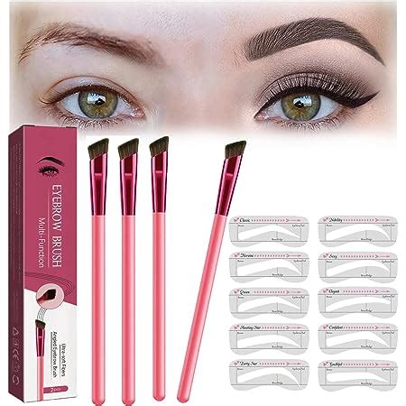 Amazon D Hair Stroke Brow Stamp Brush Realistic Eyebrow Brush