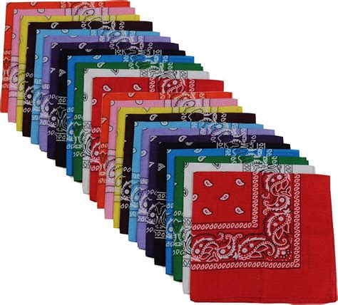 Bandanas Pcs X Inch Cotton Bandana Novelty Double Sided