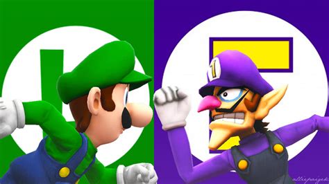 Luigi vs. Waluigi by AlliePaigeK on DeviantArt