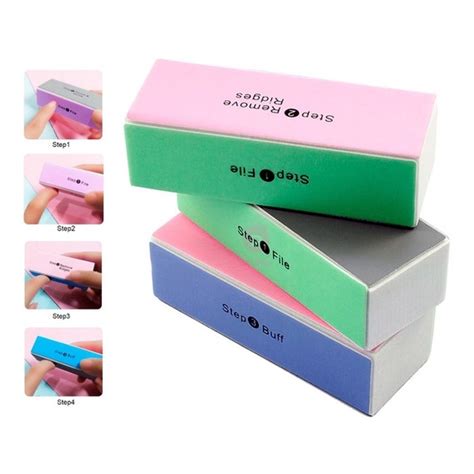 Lixa De Unha Bloco Polidora Esponja Magico Manicure Pedicure Shopee