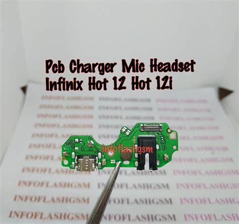 Flexibel Pcb Connector Charger Mic Infinix Hot 12 Hot 12i Lazada Indonesia