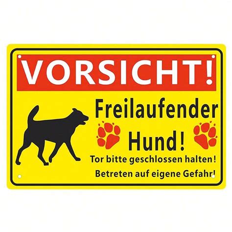 Pc Vorsicht Freilaufender Hund X