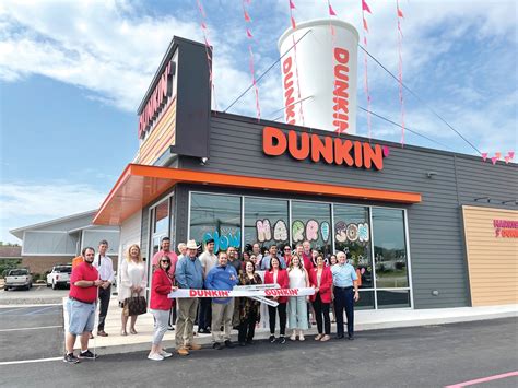 Chamber Celebrates Dunkin Grand Opening Harrison Daily