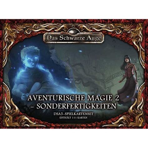 Dsa Spielkartenset Aventurische Magie Sonderfertigkeiten Das