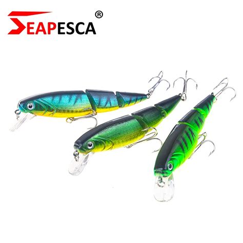 SEAPESCA 3 Segments Wobblers Fishing Lure 110mm 14 5g Diving 1 5m