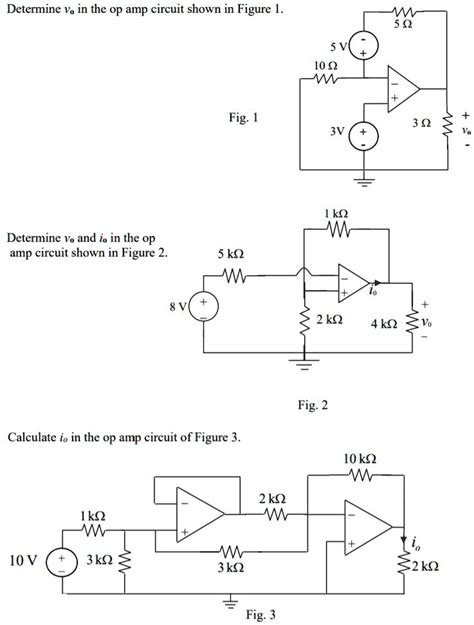 SOLVED Determine Vo In The Op Circuit Shown In Figure 1 Determine