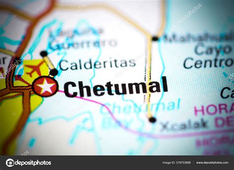 Chetumal México Mapa: fotografía de stock © aliceinwonderland2020 ...