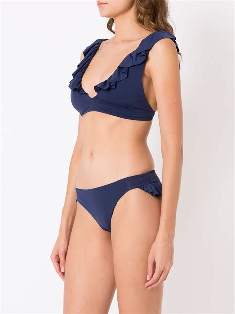 Isolda Ruffle Trimmed Bikini Set Farfetch