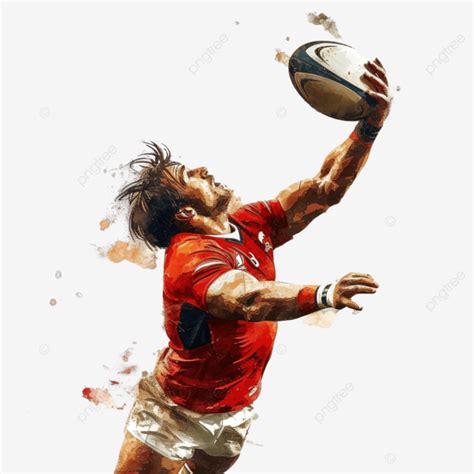 Rugby Player Throw Lineout Ball Rugby Player Throw Png Transparent