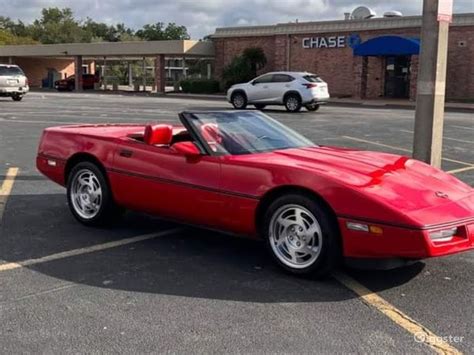 Red Chevrolet Corvette Convertible | Rent this location on Giggster