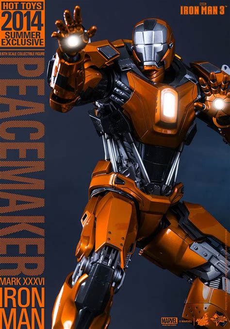 Hot Toys MMS 258 Iron Man 3 Mark XXXVI Peacemaker Hot Toys Complete Checklist