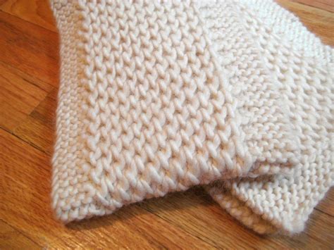 Chunky Knit Scarf Pattern | A Knitting Blog