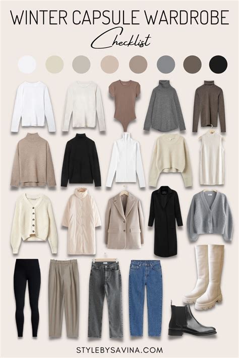 Winter Capsule Wardrobe What To Wear In Winter