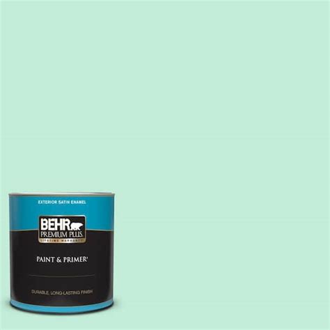 Behr Premium Plus Qt A Seafoam Pearl Satin Enamel Exterior