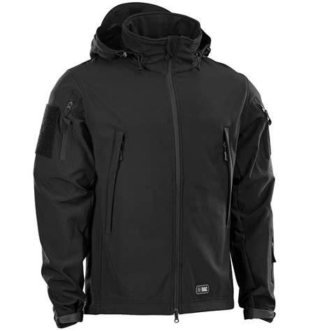 M Tac Softshell Black Military Pl