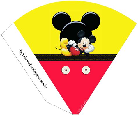 Mickey In Yellow And Red Free Printable Party Kit Oh My Fiesta In