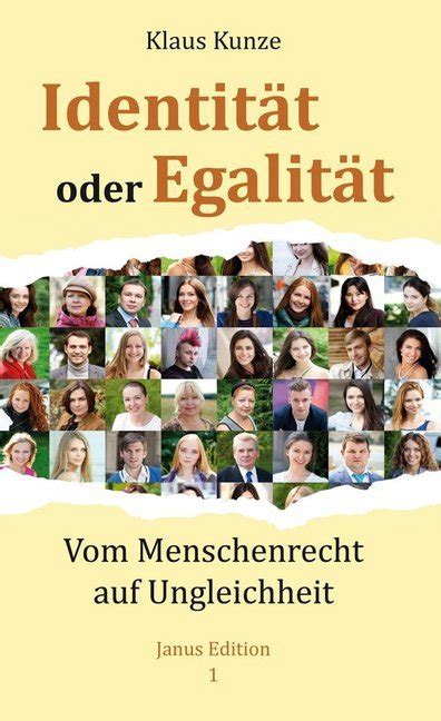 Klaus Kunze Identität oder Egalität Buch