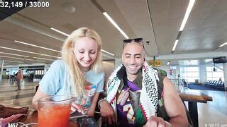 Guy Takes Advantage Of A Drunk Girl Takes Her To The Bathroom For Airport Sex She Comes Back