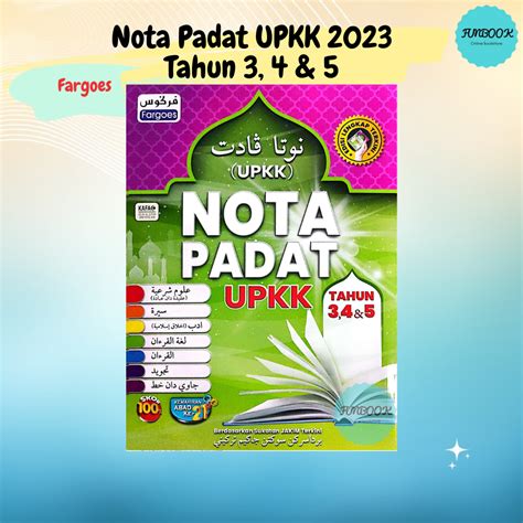 FUNBOOK Nota Padat UPKK Tahun 3 4 5 Edisi 2023 Fargoes Shopee