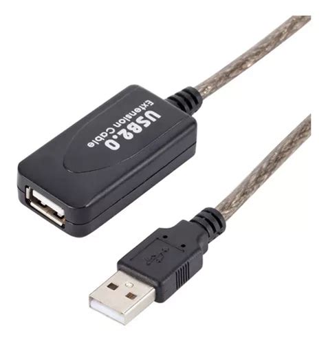 Cable Extension Usb 10 Metros Activa Macho Hembra Usb 2 0 Envío Gratis