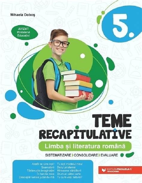 Limba Si Literatura Romana Clasa Teme Recapitulative Mihaela