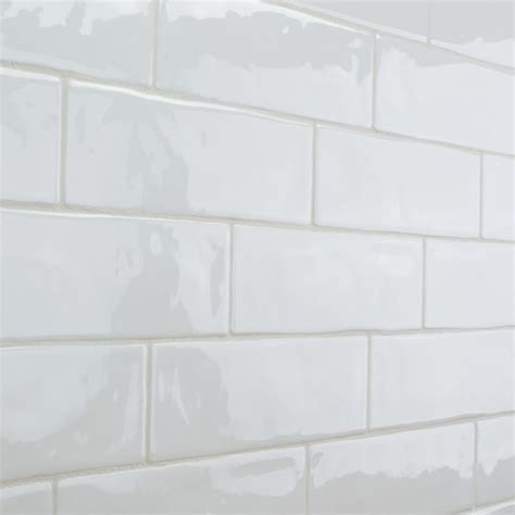 Shop Elida Ceramica Hand Crafted White Subway Ceramic Wall Tile Common