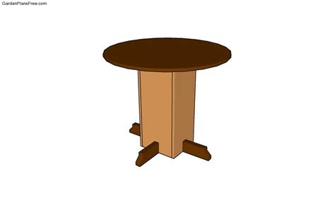 Pedestal Table Plans Free Garden Plans How To Build Garden Projects