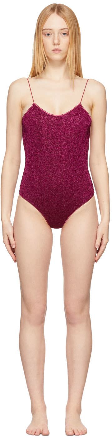 Oséree Pink Lumière One Piece Swimsuit