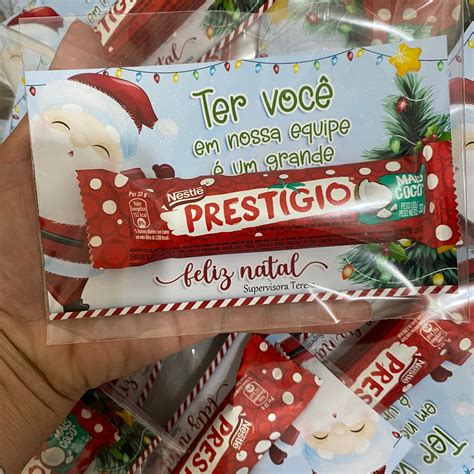 Mimo Natal Card Chocolate Prestígio Elo7 Produtos Especiais