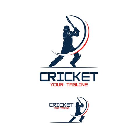 Cricket logo design vector template | Premium Vector
