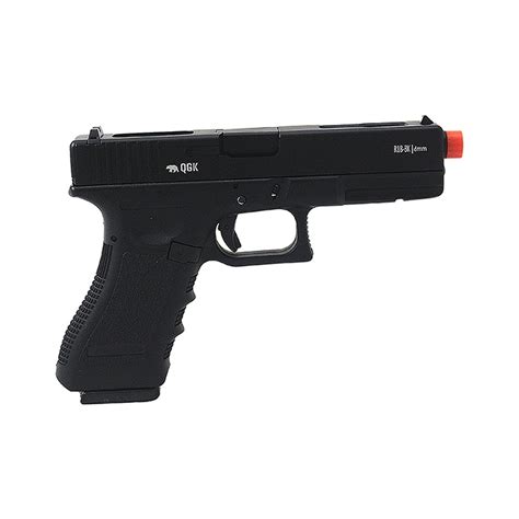 Pistola Airsoft QGK Army GBB Glock R18 Black 6mm Pistola Airsoft QGK