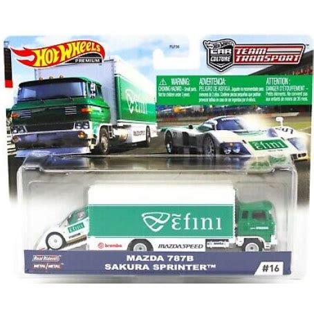 Hot Wheels Premium Car Culture Team Transport Mazda B Sakura Sprinter Shopee Malaysia