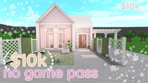 Bloxburg House 10k No Game Pass