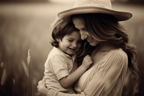 Together Forever Mom And Son photo | Premium AI-generated image