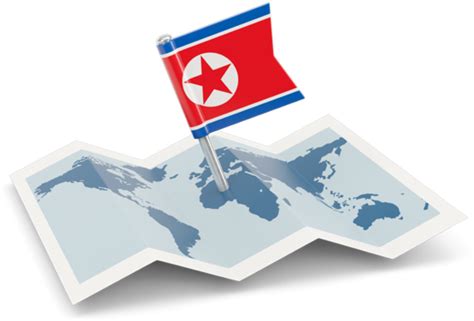 North Korea Map Flag Philippine Map With Pin Free Transparent Png