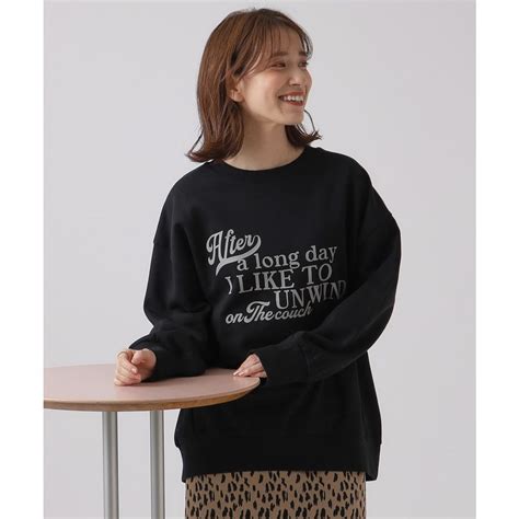 キューティーブロンド Cutie Blonde 裏起毛 前振りロゴスウェットSHOO WARM ブラック ファッション通販 MAGASEEK マガシーク