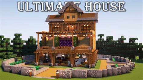 Minecraft Ultimate Survival House Tutorial🏠⚒️ Youtube