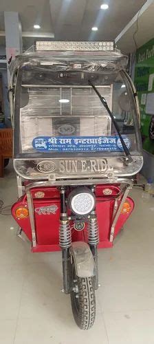 Sun E Ride Cherry Red E Rickshaw At Rs 155000 Near Shanichra Mandir