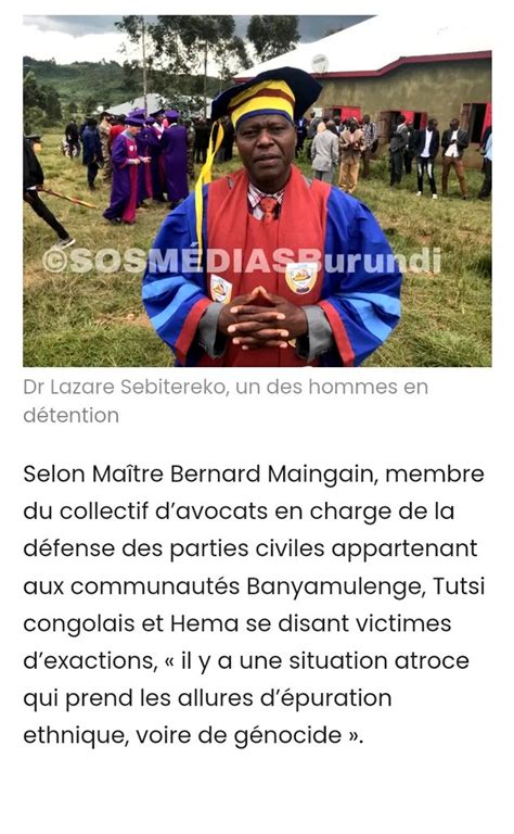 Maisha Rdc On Twitter Gl Onu Plus De Hommes Des Communaut S