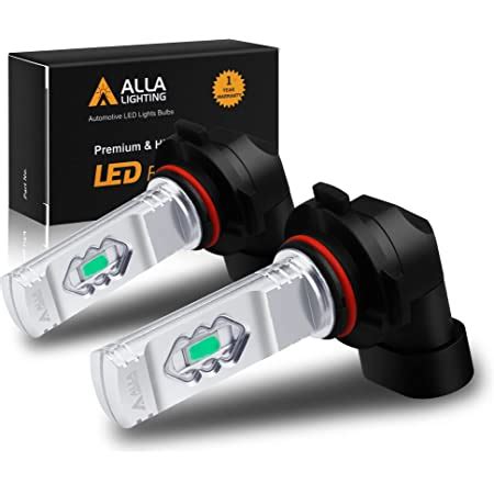 Amazon Alla Lighting 3800lm 9145 9140 H10 LED Fog Lights Bulbs