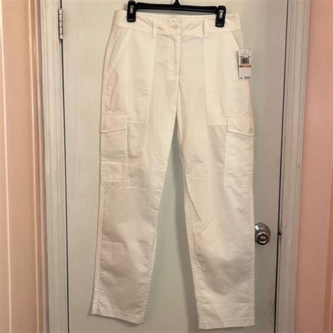 Michael Michael Kors Pants And Jumpsuits Nwt Michael Kors White Cargo Pants Poshmark