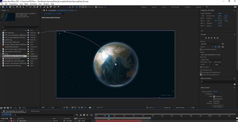 Make a Spinning Globe Animation in After Effects on Behance