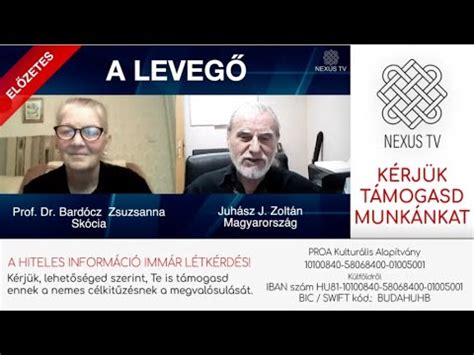 Prof Dr Bardócz Zsuzsanna A Levegő ELŐZETES ZoomBoom YouTube