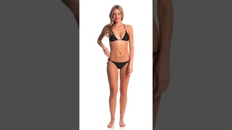 Vix Swimwear Black Long Tie Full Bikini Bottom Swimoutlet Youtube