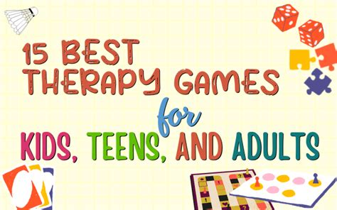 15 Best Therapy Games for Kids, Teens, and Adults – Mental Health ...